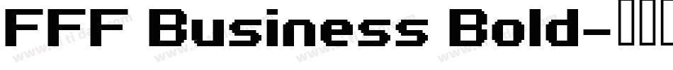 FFF Business Bold字体转换